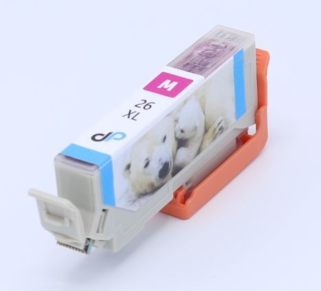 Der magenta 26XL - Eisbär Tinte zu 9,7 DruckerProfi Kompatibel / Epson ml
