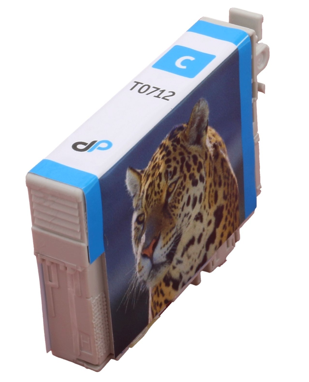 Kompatibel zu Epson T0712 Tinte cyan 5,5 ml / Gepard - Der DruckerProfi