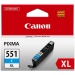 Canon CLI-551 CXL Tinte cyan 11 ml